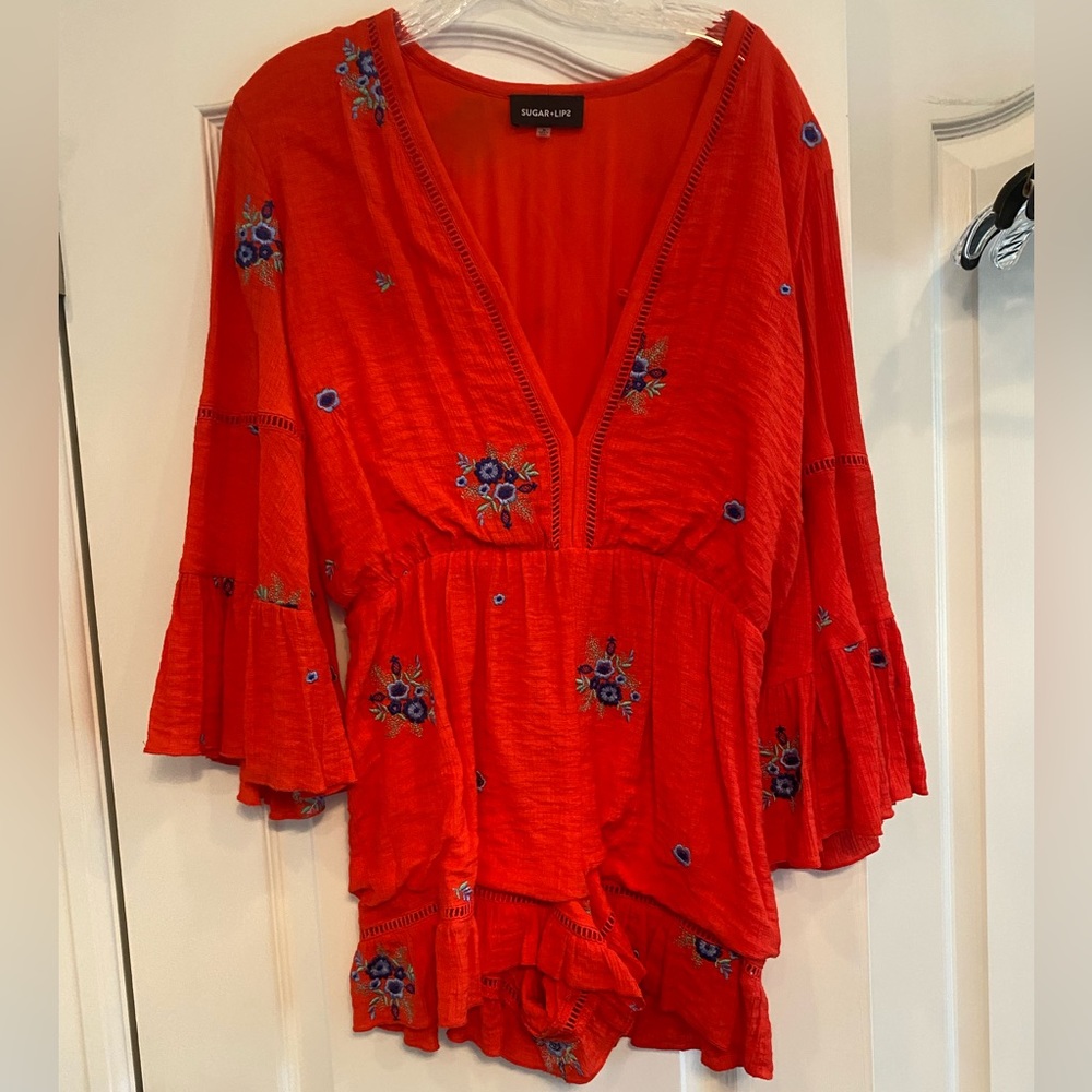 Long sleeve romper